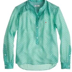 J Crew Dot Dash Blouse size XS